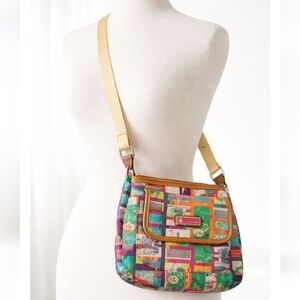 Lily Bloom Colorful Crossbody Bag Street Theme – Adjustable Strap